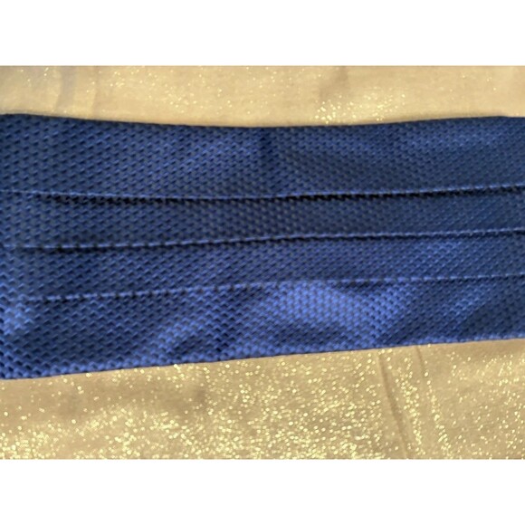 David Donahue Other - DAVID DONAHUE Cummerbund Sterling 100% Silk Adjustable Formal Tuxedo Wedding